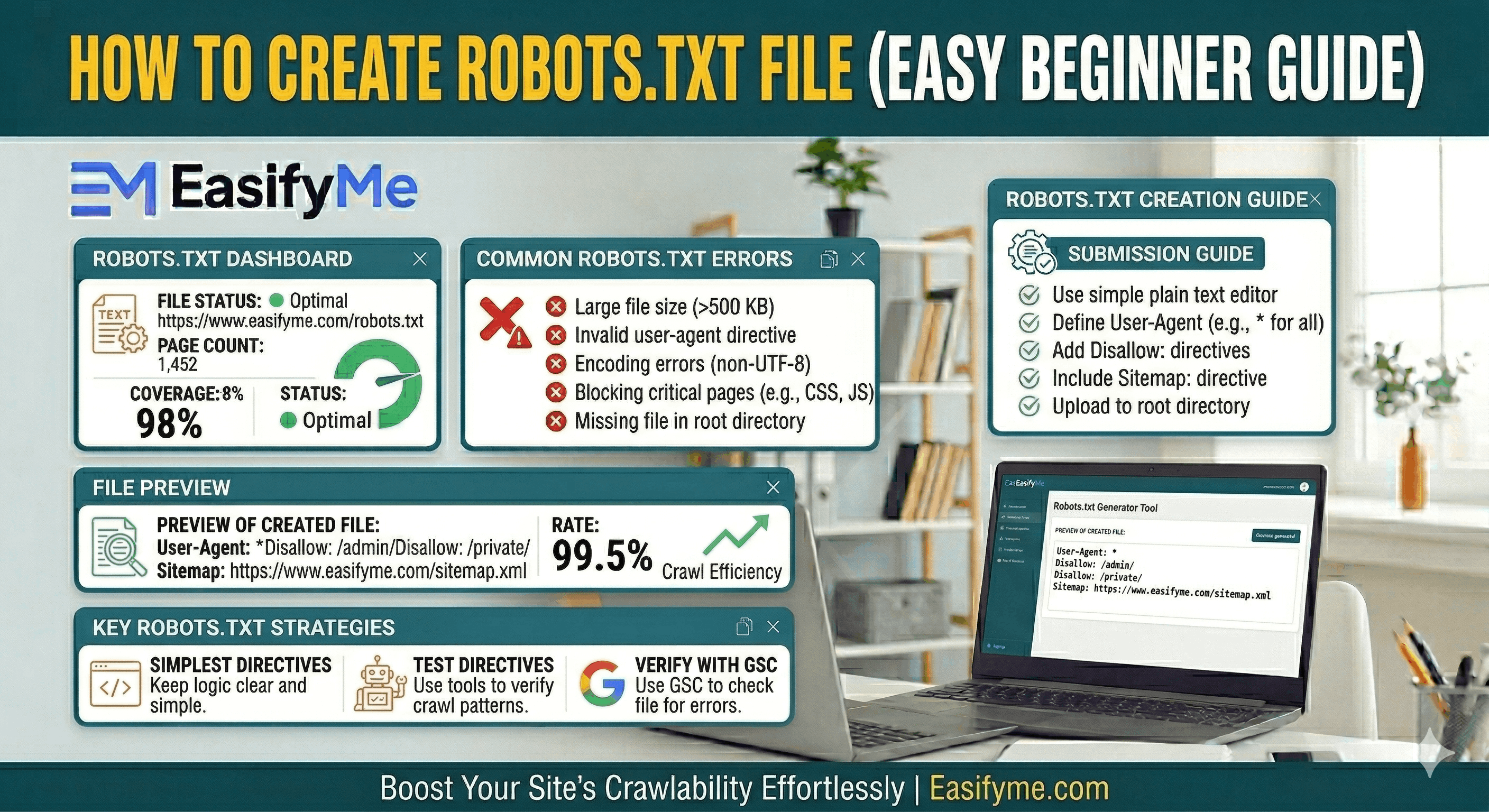 How to Create Robots.txt File (Easy Beginner Guide)