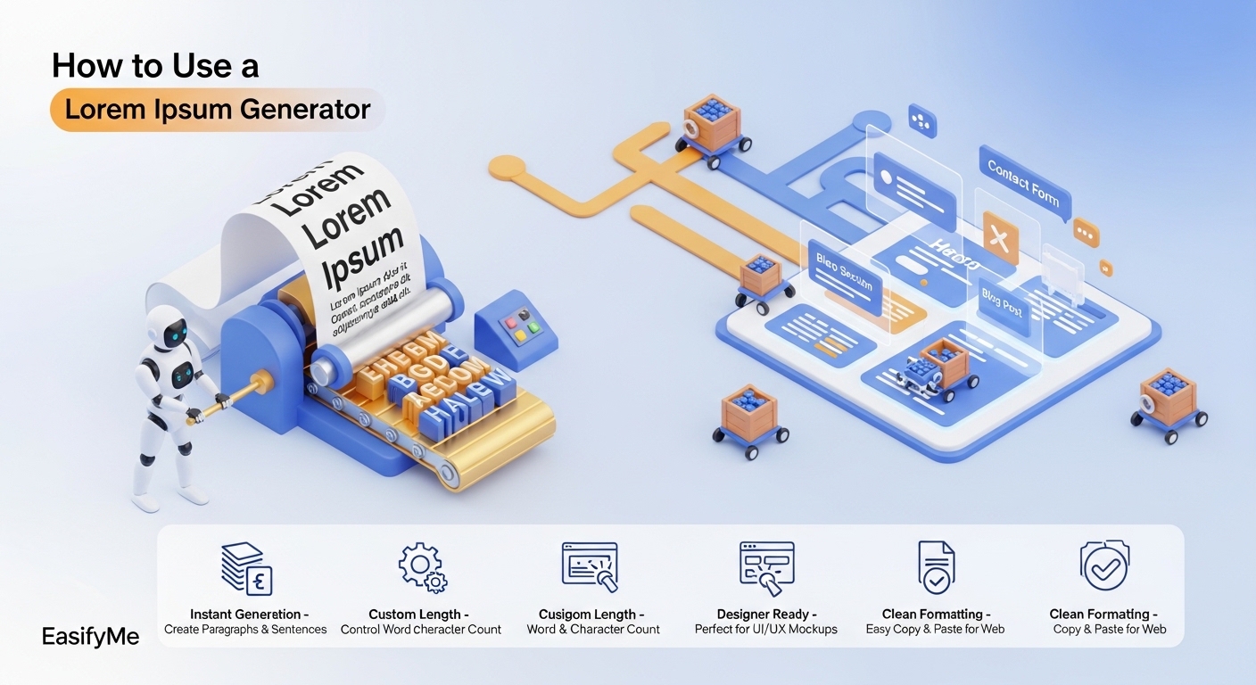 How to Use Lorem Ipsum Generator Tool Online for Free (Step-by-Step Beginner Guide)