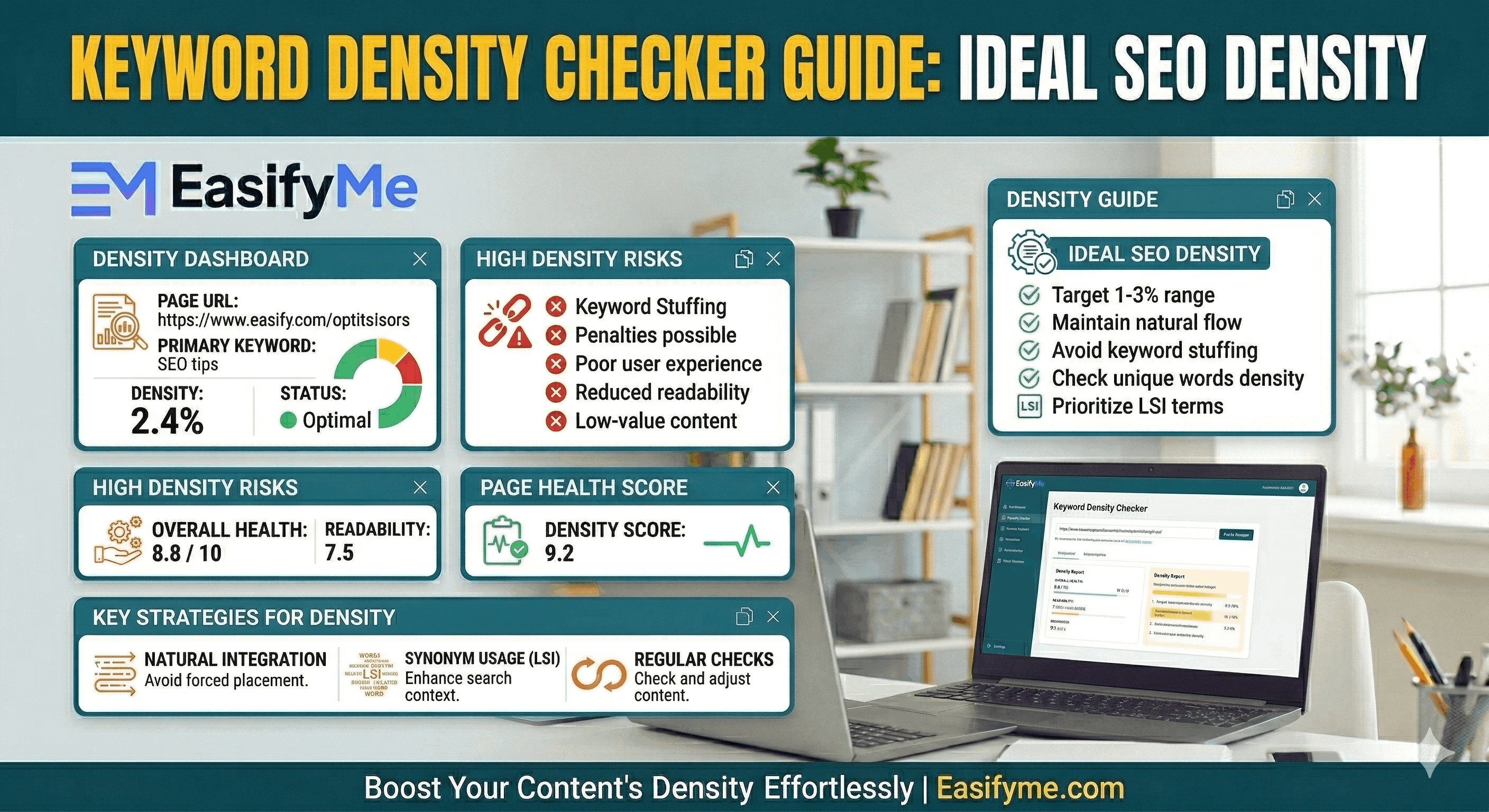 Keyword Density Checker Guide: Ideal SEO Density