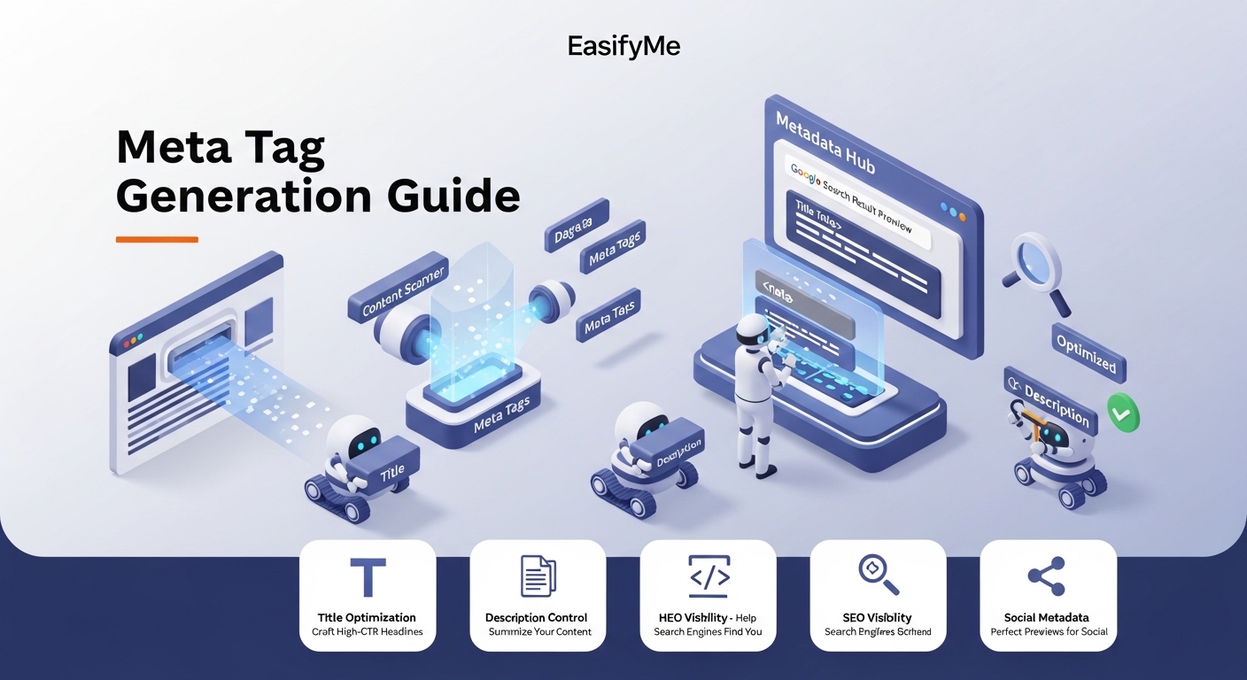 Meta Tag Generator Guide: Create SEO Titles & Descriptions Easily