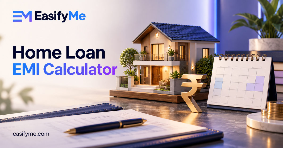 Home Loan EMI Calculator: Formula, Worked Examples & Free Calculator (2026)