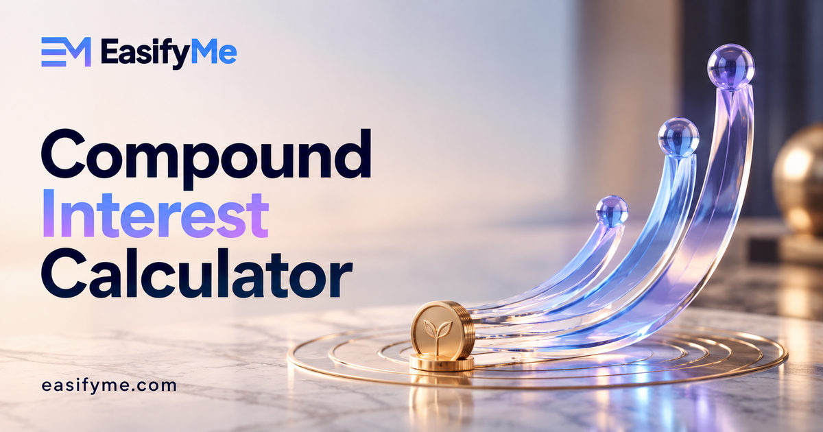 Compound Interest Calculator: Formula, Worked Examples & Calculator (2026)